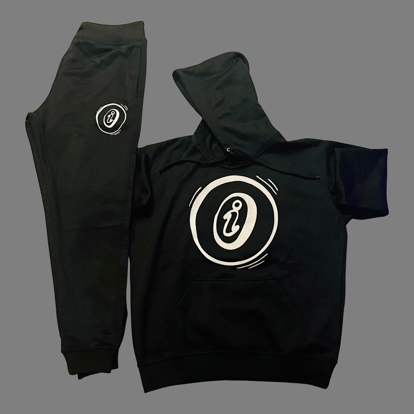 Black InsideOut Hoodie Set